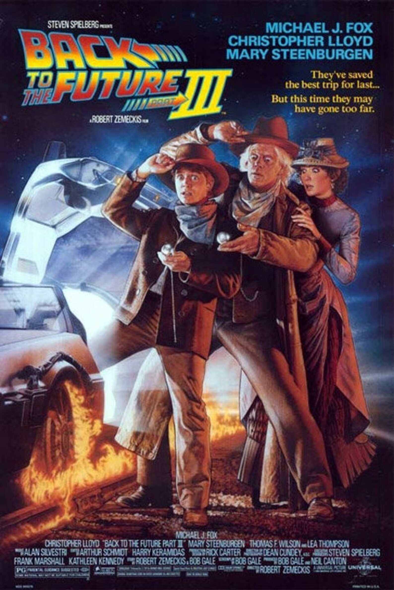 Zurück In Die Zukunft Auf Deutsch Zurück in die Zukunft Teil III 1990 Filmplakat Original | Etsy