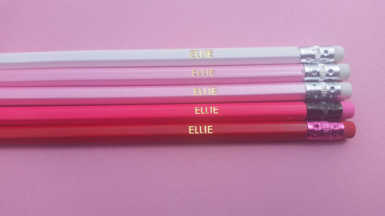 School Supplies Back to School Personalized Pencils Prek Etsy