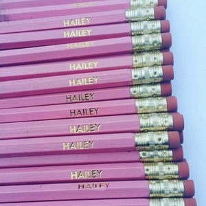 Personalized Name Pencils, stocking stuffer, back to school, Stocking stuffer for boys, teen gift, teacher, friend, stocking stuffer girl