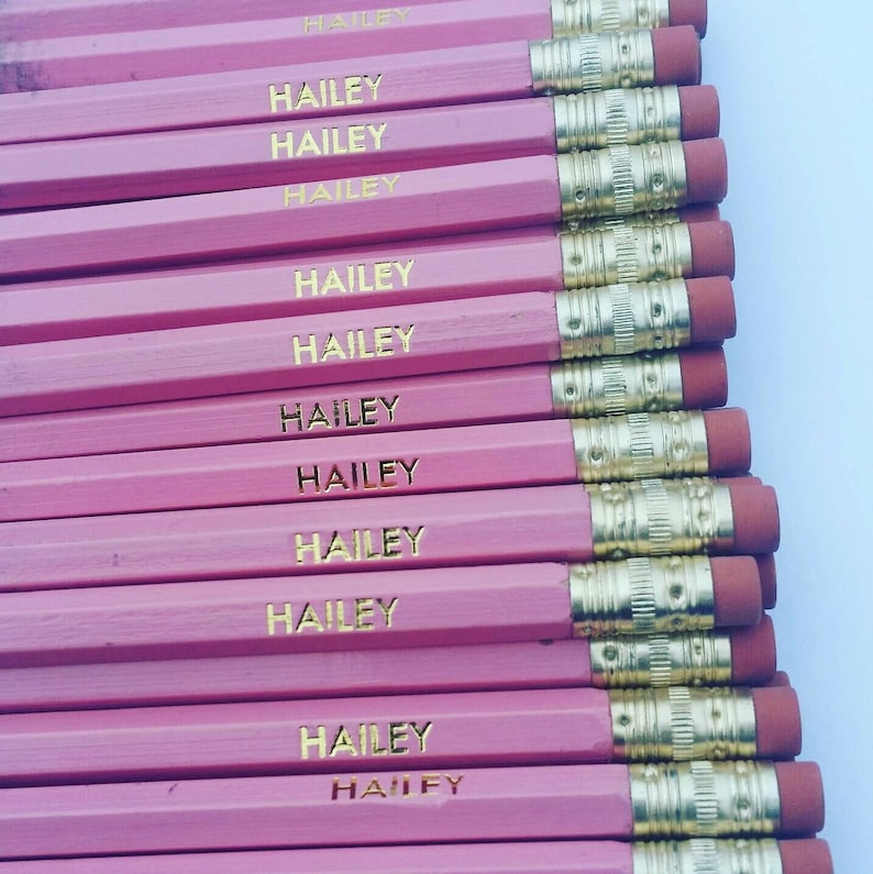 Personalized Name Pencils, stocking stuffer, back to school, Stocking stuffer for boys, teen gift, teacher, friend, stocking stuffer girl 