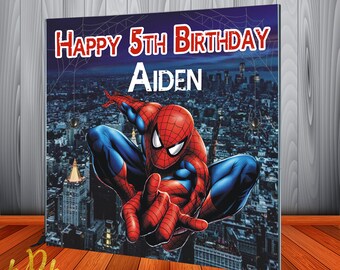 Spiderman Backdrop Etsy