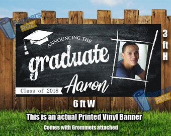 graduation banners etsy