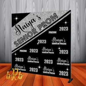 Paso de telón de fondo de graduación y repita para cualquier evento especial, incluida la graduación 2024 - Banner de graduación de la clase 2024 - Telón de fondo de envío de graduación imagen 1
