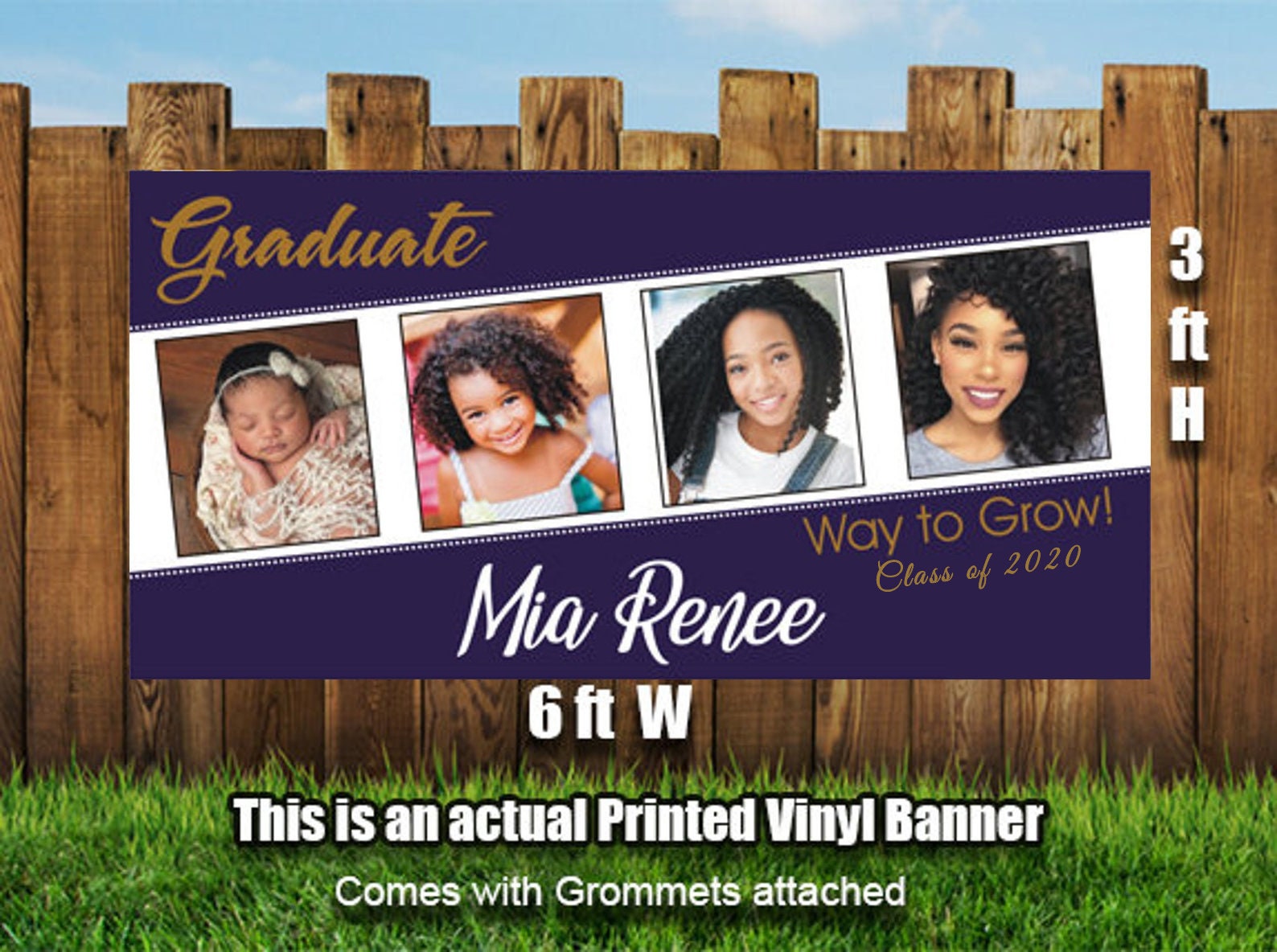 Personalized graduation banner discount