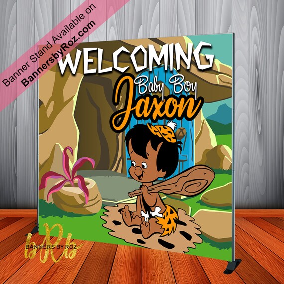 flintstone baby shower theme