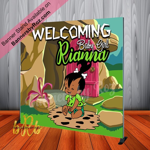 flintstone baby shower theme