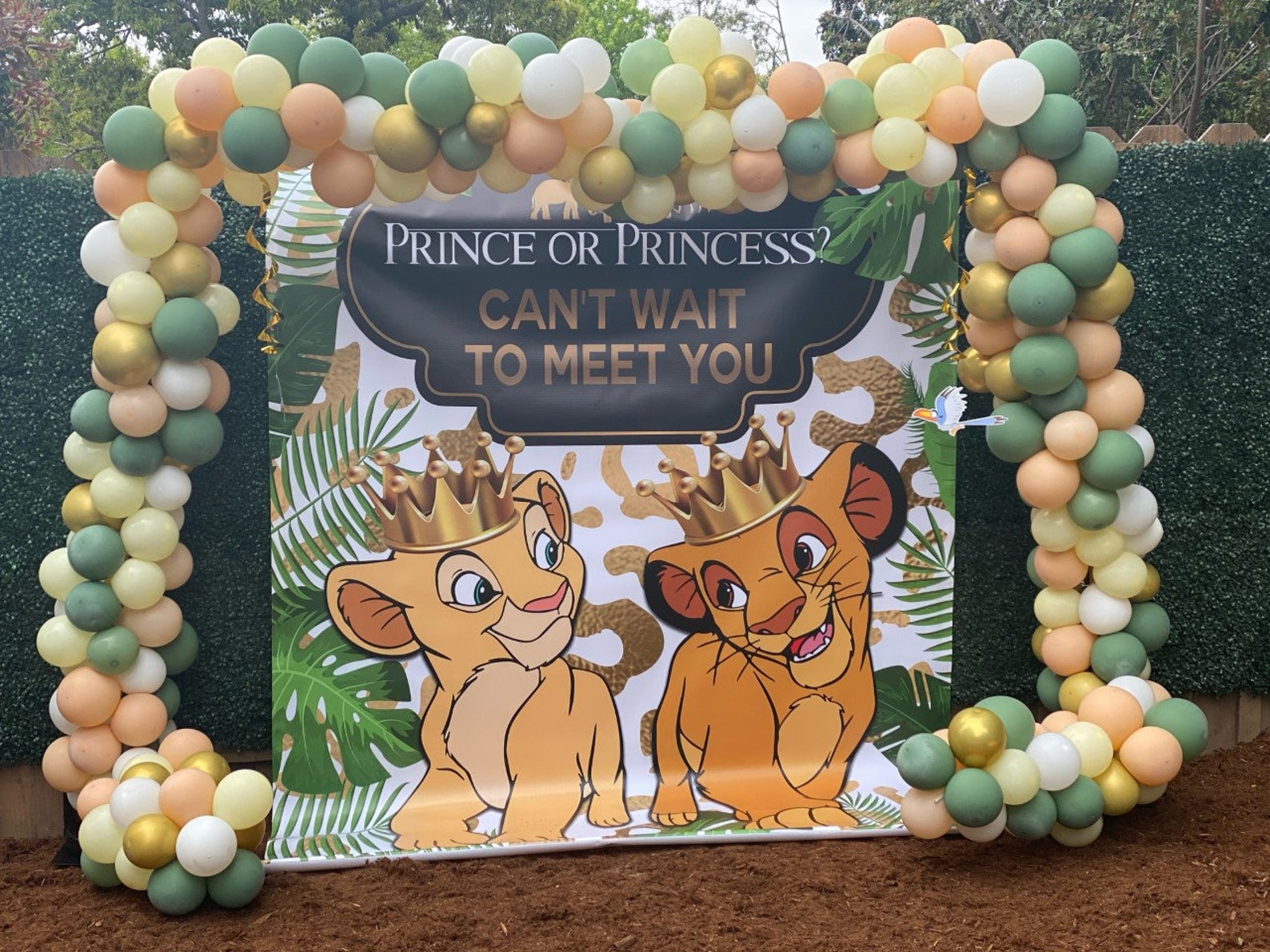 safari themed gender reveal