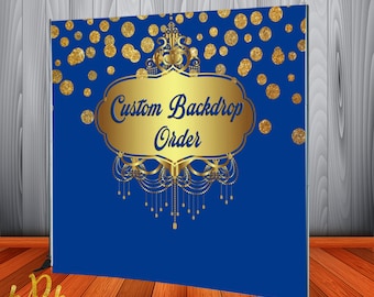 Custom Designed Vinyl Backdrop for any occasion - any design. Photo backdrops, Step and Repeat Backdrops designed from scratch.
