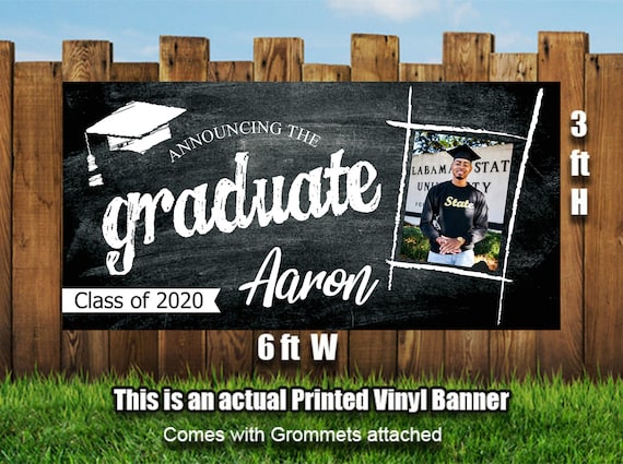 Graduation banners 2020 discount