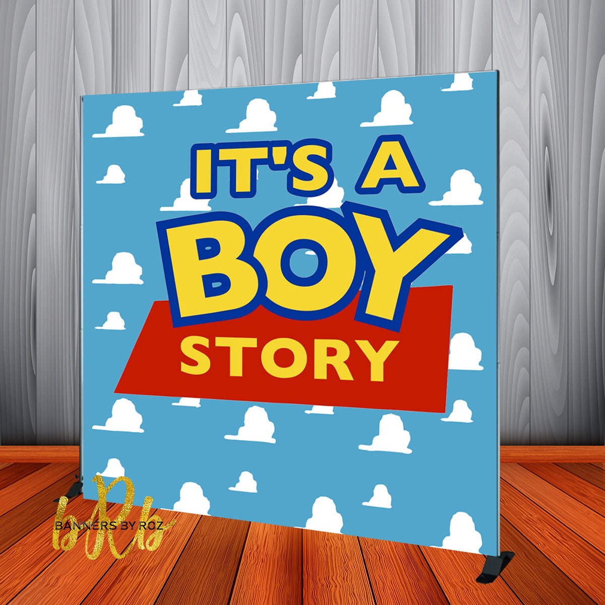 It's a Boy Story Toy Story Baby Shower Backdrop Etsy