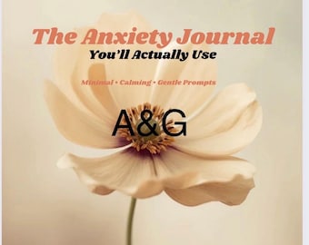 Anxiety Journal | Mental Health Printable Self-Care Planner (PDF)