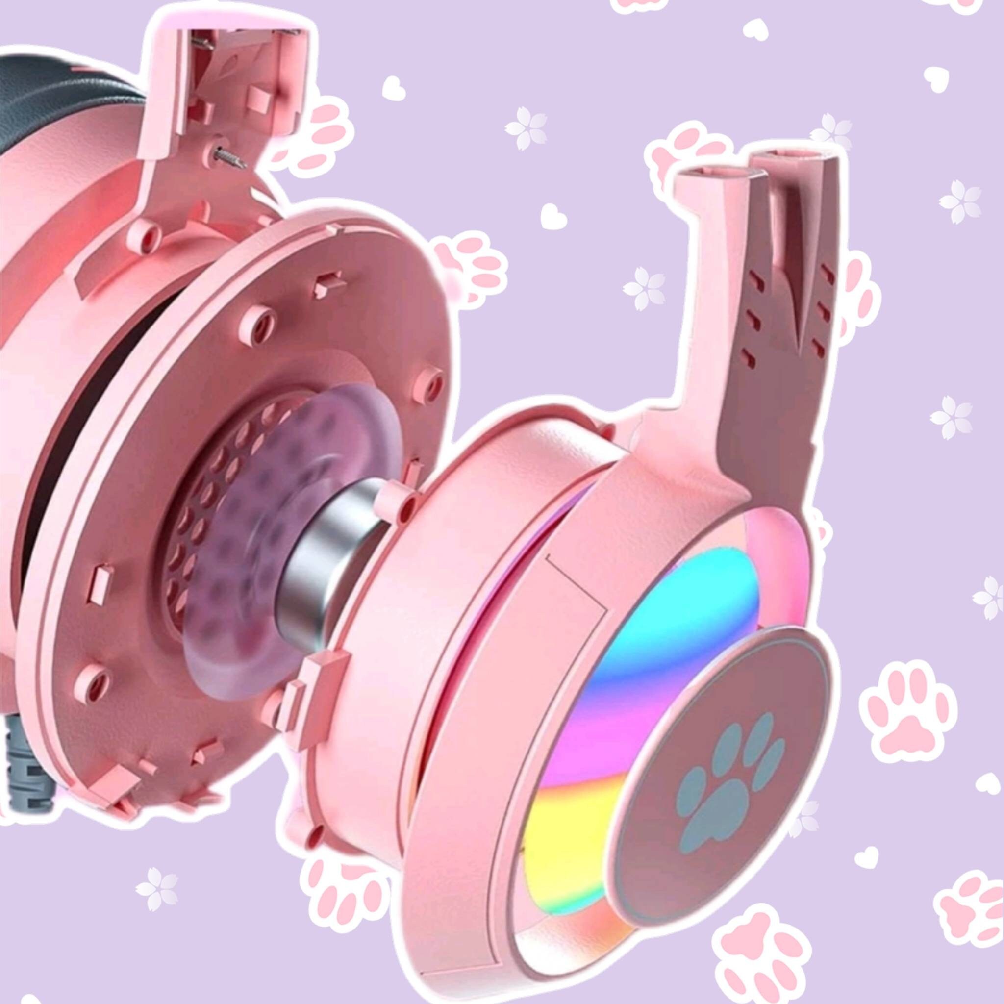 Discord Kitten Kitten Ear Gaming Headset Gamer Egirl Etsy UK