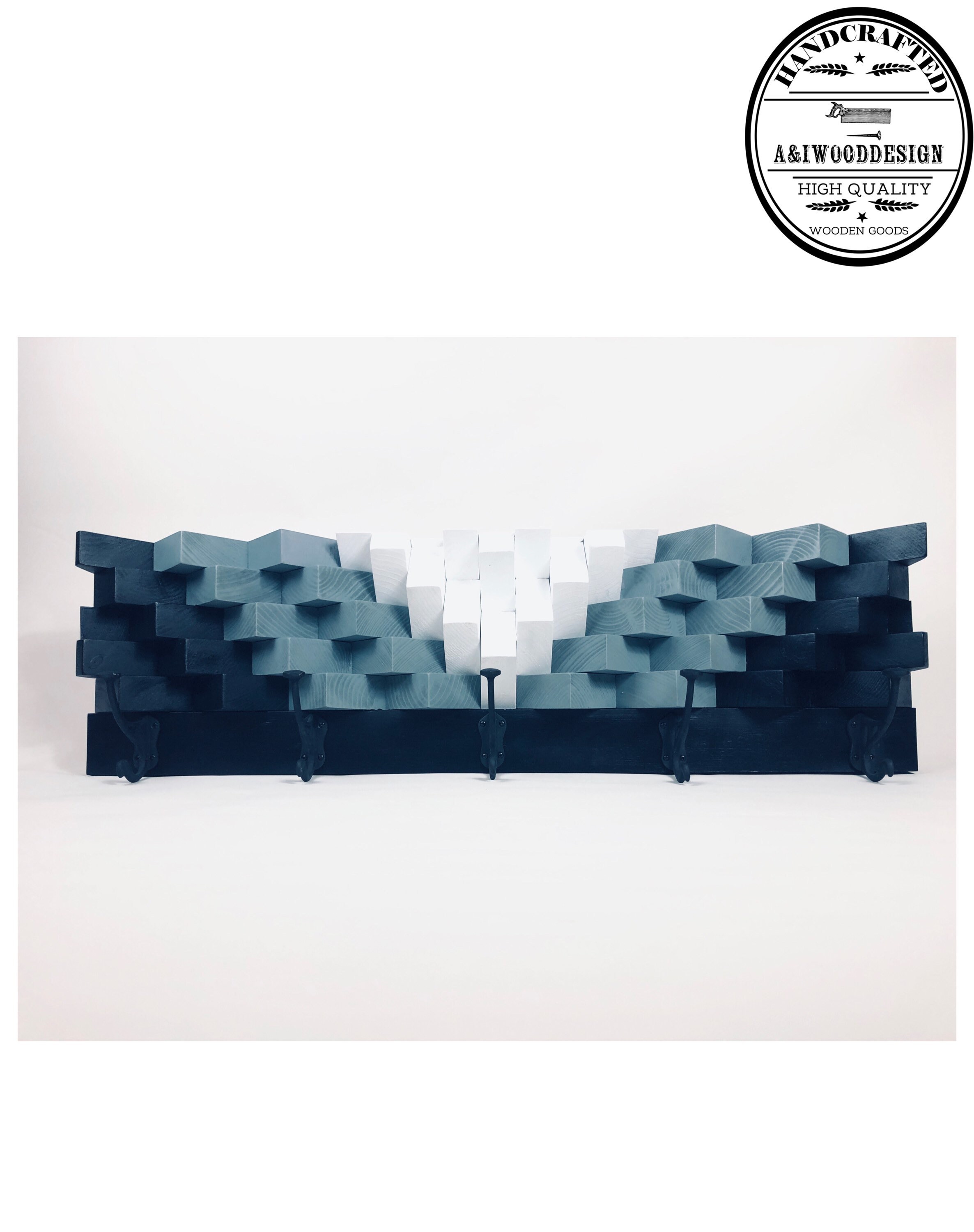 Wall Art Design Unique Coat Rack Abstract Coat Rack Modern Etsy