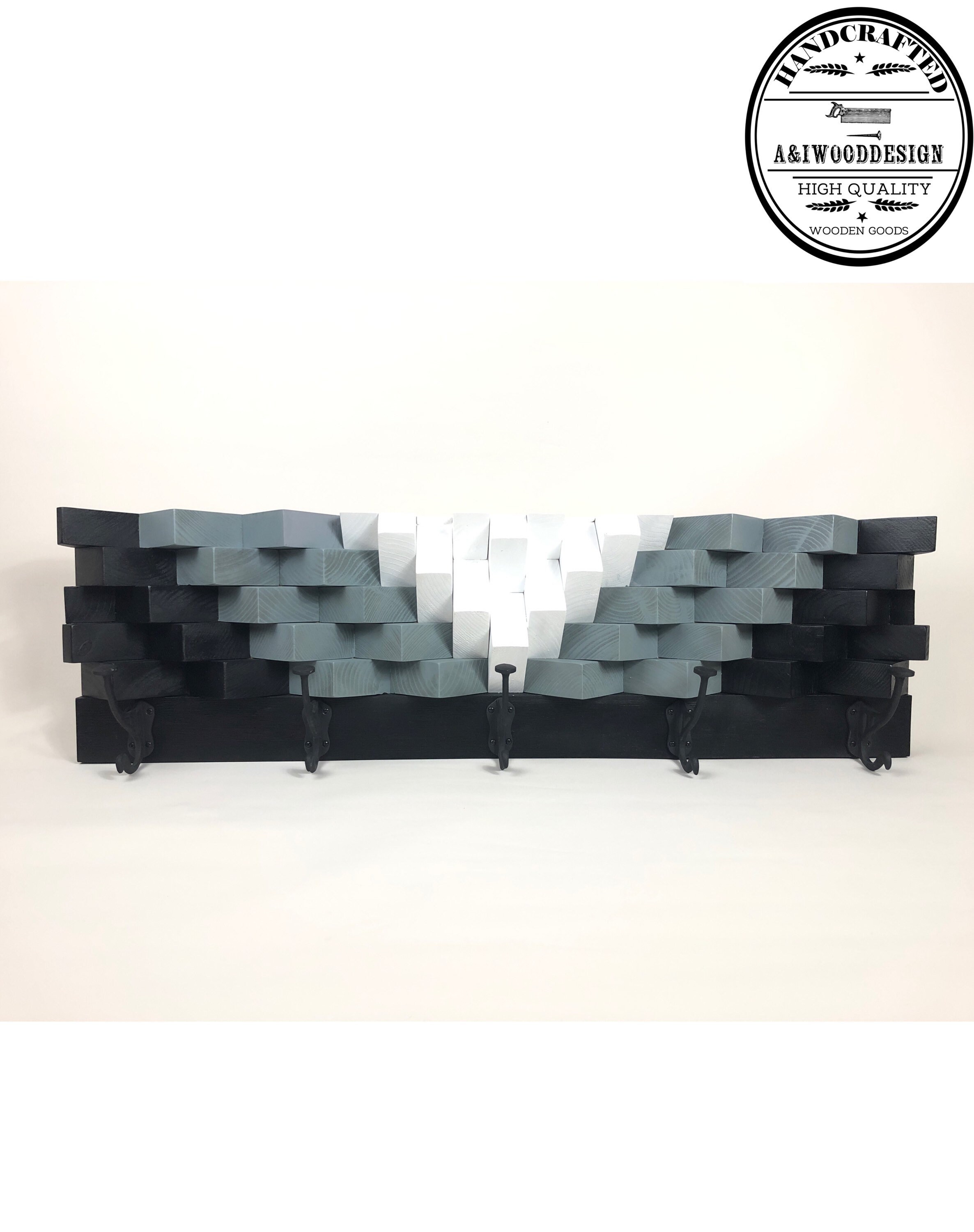 Wall Art Design Unique Coat Rack Abstract Coat Rack Modern Etsy