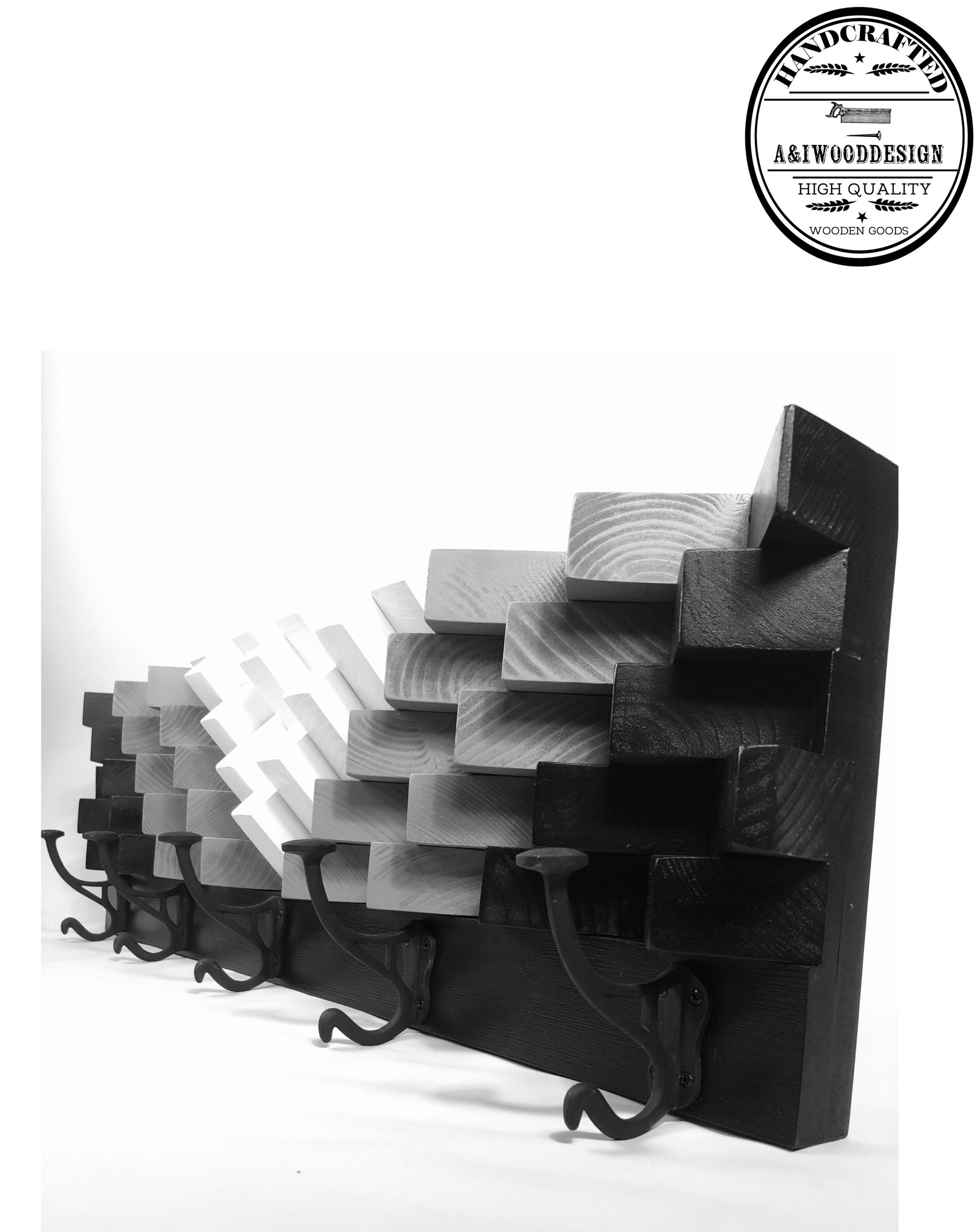 Wall Art Design Unique Coat Rack Abstract Coat Rack Modern Etsy