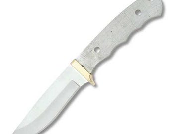 Drop Point Hunter Knife Blade Blank 4.75" Stainless Full Tang