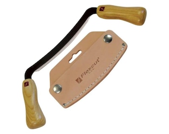 Flexcut Flexible Draw Knife Carbon Steel 5 Inch Edge Wood Handle