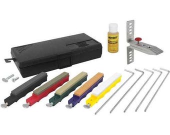Lansky Deluxe Knife Sharpening System 5 Stone Kit