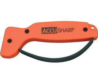 AccuSharp Knife and Tool Sharpener Blaze Orange Handle
