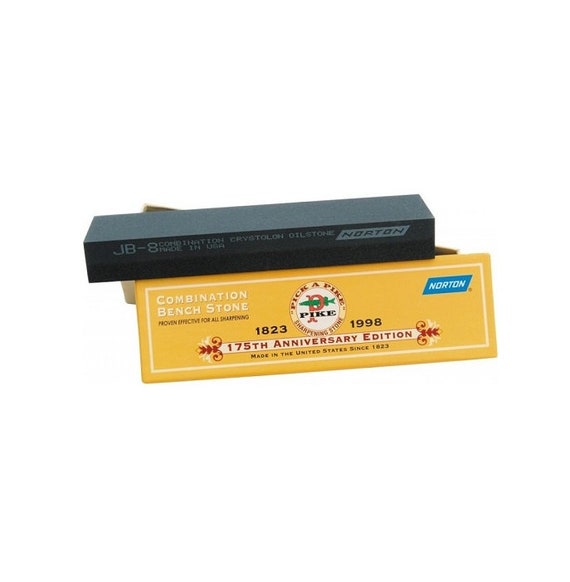 Norton Pike 8 Inch Crystolon Coarse And Fine Sharpening Stone Etsy
