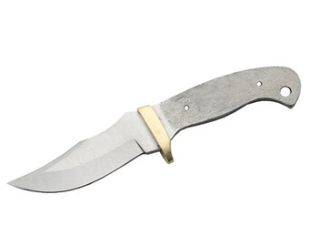 Clip Point Knife Blade Blank 3.25" Stainless Full Tang