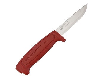 Mora Basic 511 Knife - Red Handle - Stainless Blade