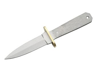 Boot Dagger Knife Blade Blank 4.25" Stainless Full Tang