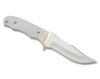 Modified Clip Point Knife Blade Blank 4.75" Stainless Full Tang