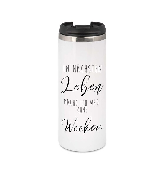 Coffee to Go Cup Thermo Cup Made of Stainless Steel / Motif Etsy