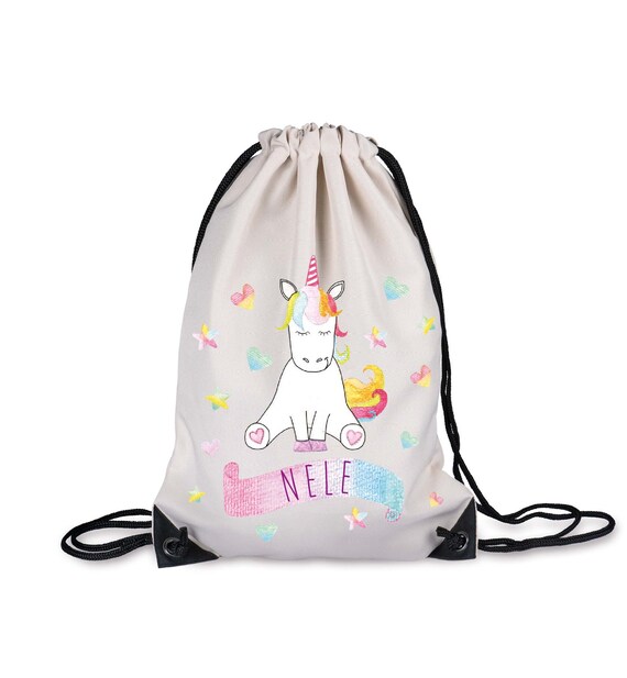 Bolsa de gimnasio motivo unicornio 1 / bolsa deporte de - Etsy España