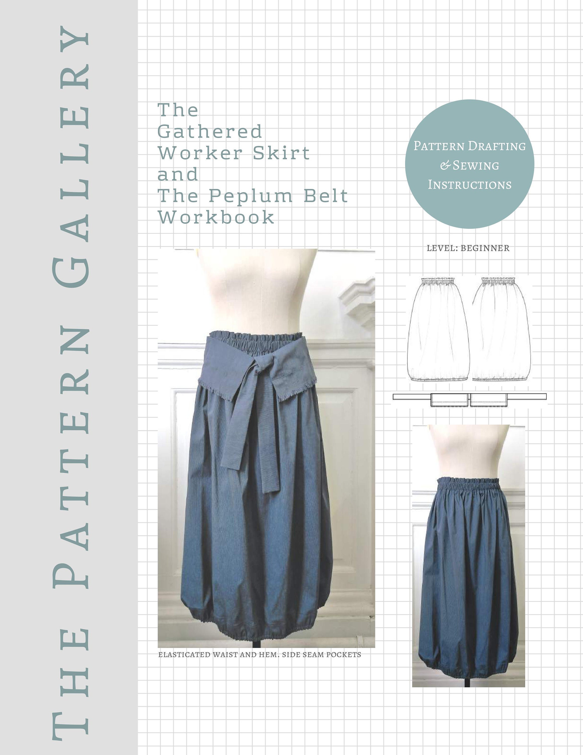 Peplum skirt pattern top