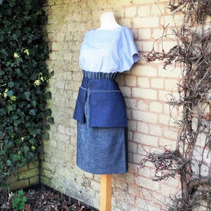 The Worker Skirt and Pocket Belt Sewing Pattern Instructions - Etsy