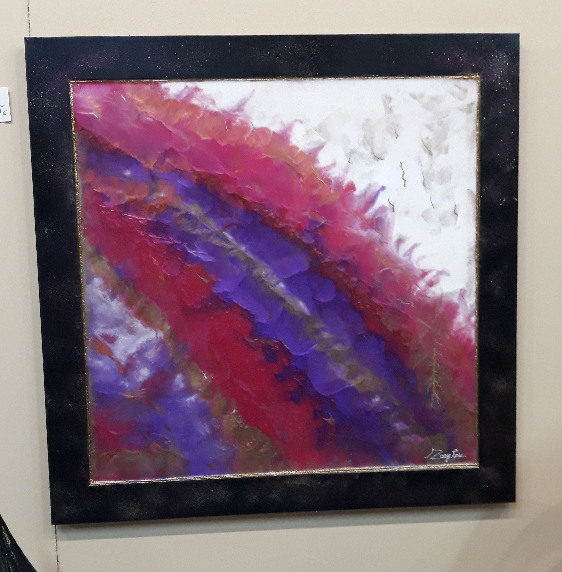 Tableau Résine Époxy en Ondulation