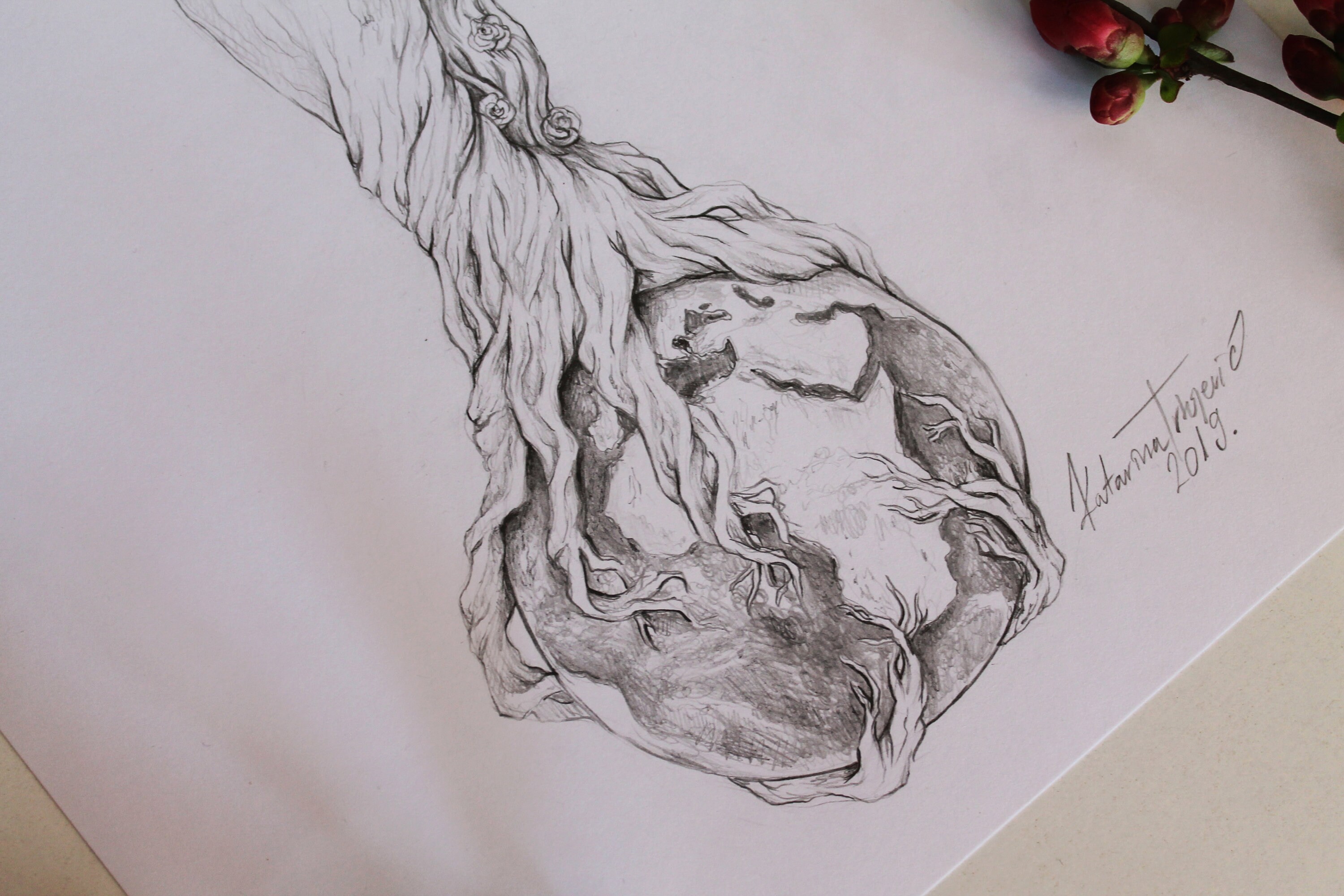 Mother Nature Tree Drawing