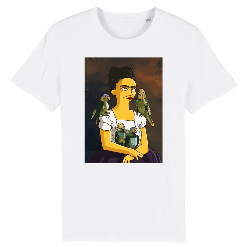 Yo y mis loros de Frida Kahlo Camiseta Premium Unisex Crewneck - Etsy ...
