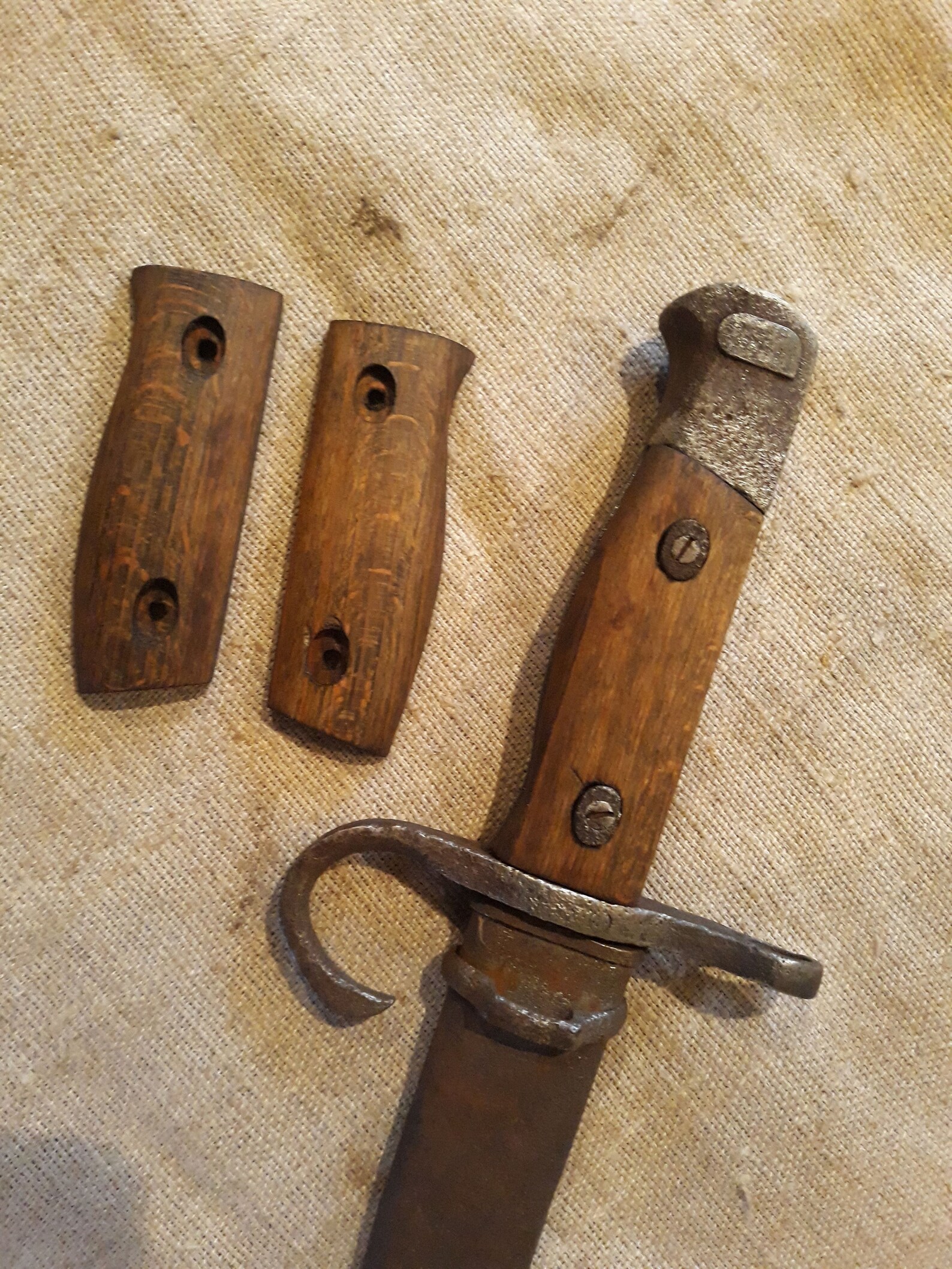 Grips.wooden Grips.wooden Handles.ww1 & Ww2 Wooden