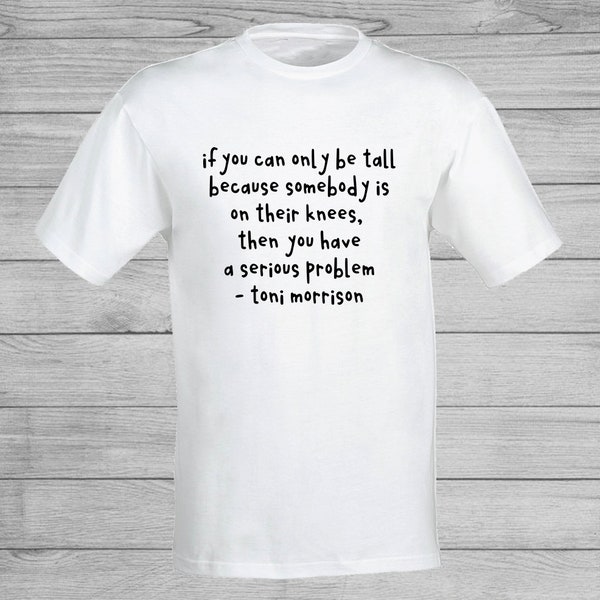 Herren Toni Morrison Zitat T-Shirt
