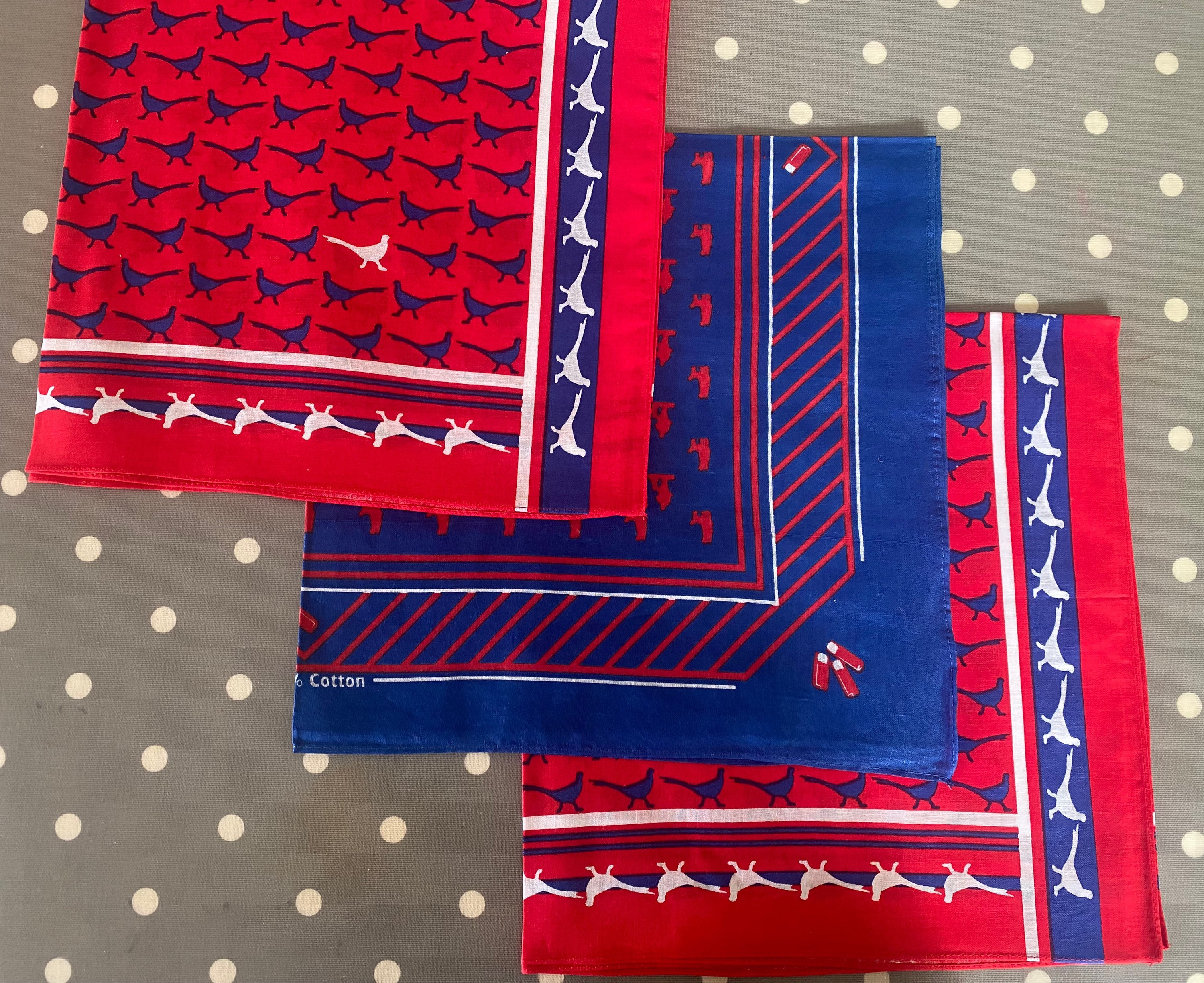 Enormous Cotton Handkerchief Mens Large Shooting Hankies Set Etsy UK