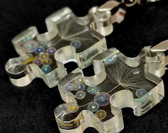 Bff necklace, friendship jewelry, puzzle piece necklace set for 2, sister necklace