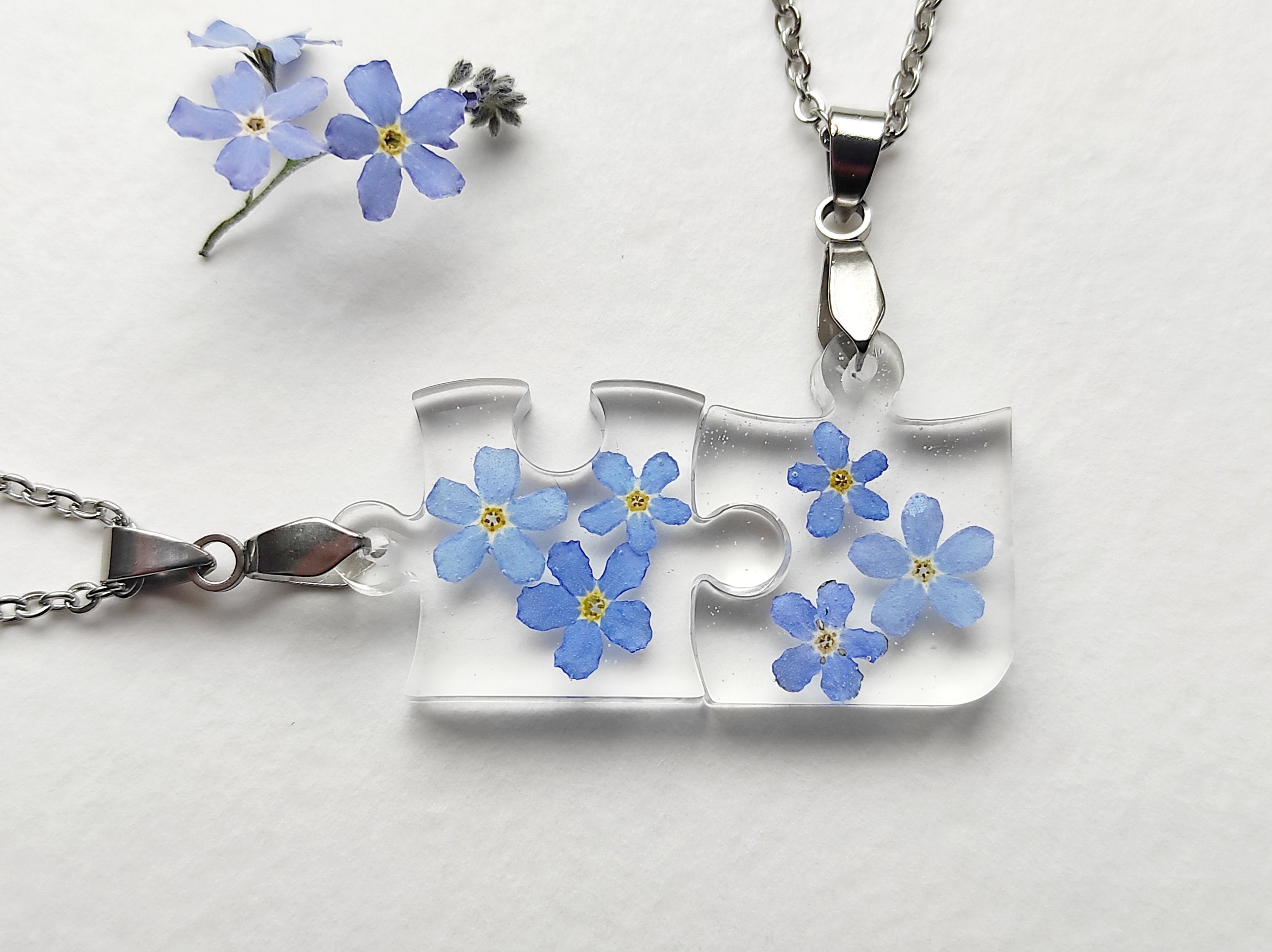 Sister Necklace Best Friend Necklace for 2 Bff Necklace Etsy