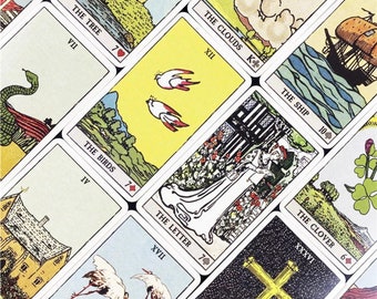 Sechs-Karten-Entscheider-Lesung Video Lenormand-Lesung