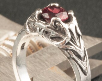 Vegr - Glory - Unique Ornate Sterling silver Engagement Ring