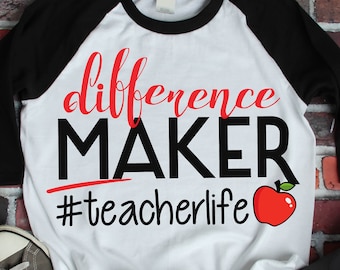 Teacher shirt svg | Etsy