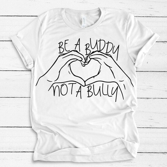 Download Be A Buddy Not A Bully SVG Anti-Bullying svg file Pink ...