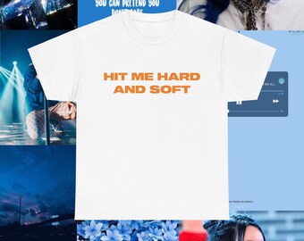 Billie Eilish, hit me hard and soft, hit me hard merch, Eilish t shirt, Billie Eilish shirt, Billie Eilish