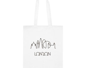 London City Cotton Tote, elegante tas, schoudertas, boodschappentas, cadeaus voor haar, cadeaus voor hem