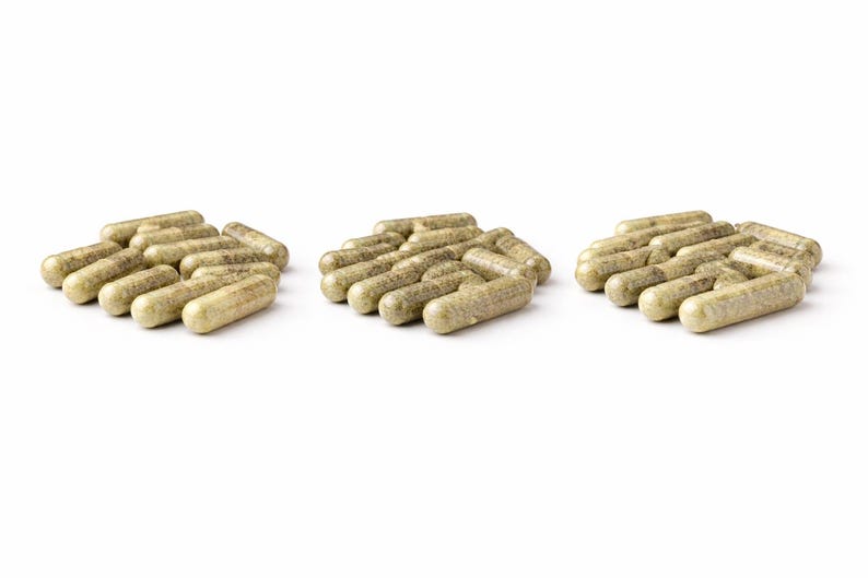 Kapsułki z różeńcem pospolitym, ashwagandhą i lawendą | Wegański zestaw ziołowy (500 mg) zdjęcie 2