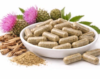 Leuzea Root Capsules 500 mg | Maral  | Rhaponticum Carthamoides | Vegan Herbal Supplement