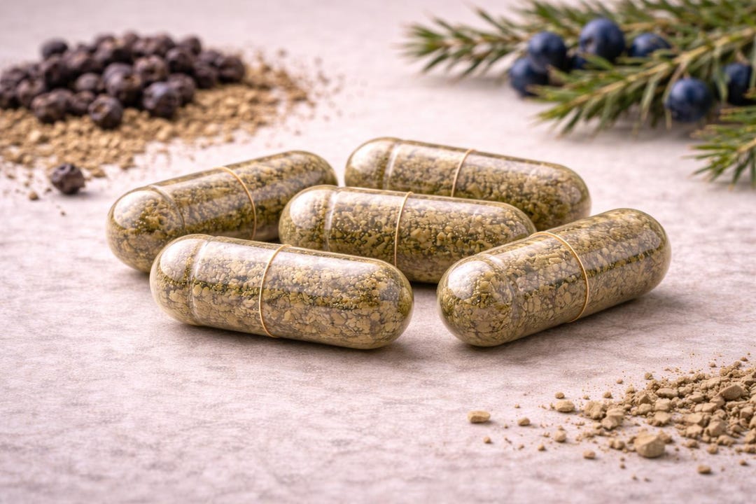 Juniper Berry Capsules – Juniperus Communis – 500 Mg Vegan Herbal ...