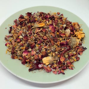 Herbal Bath Tea,  European Spa Salts and Therapeutic Essential Oils for Relaxation & Stress Relief, Botanical Blend Aromatherapy, Spa Day